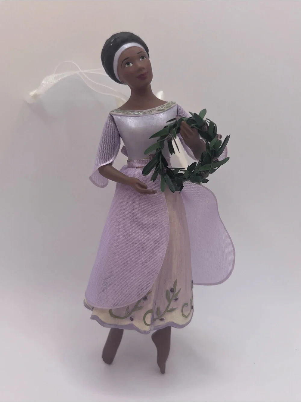 Hallmark Lavender Angel with Wreath Keepsake Ornament